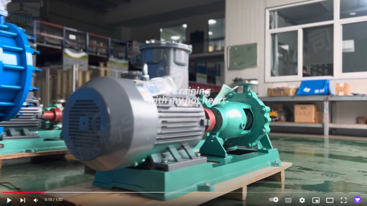 Vidéo de livraison d'une pompe centrifuge en acier inoxydable