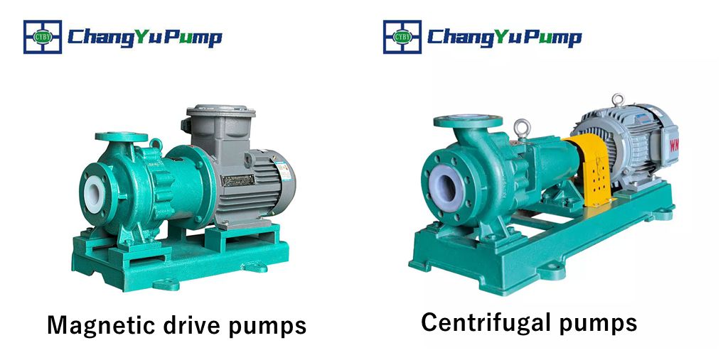 Quelle est la différence entre une pompe à entraînement magnétique et une pompe centrifuge ?
